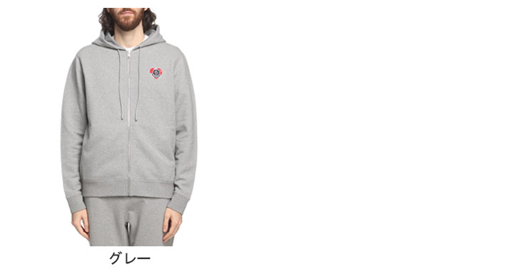 美品 MONCLER モンクレール パーカー 長袖 グレー ロゴ シンプル モンクレール パーカー フーディ グレー XS ユニセックス バック