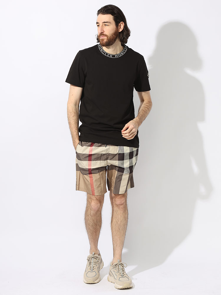 MONCLER（モンクレール） Tシャツ メンズ カットソー 半袖 ネックロゴ