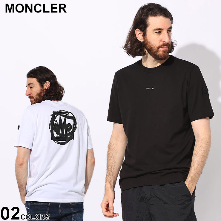 MONCLER / モンクレール ete 刺繍ロゴ クルーネック Tシャツ