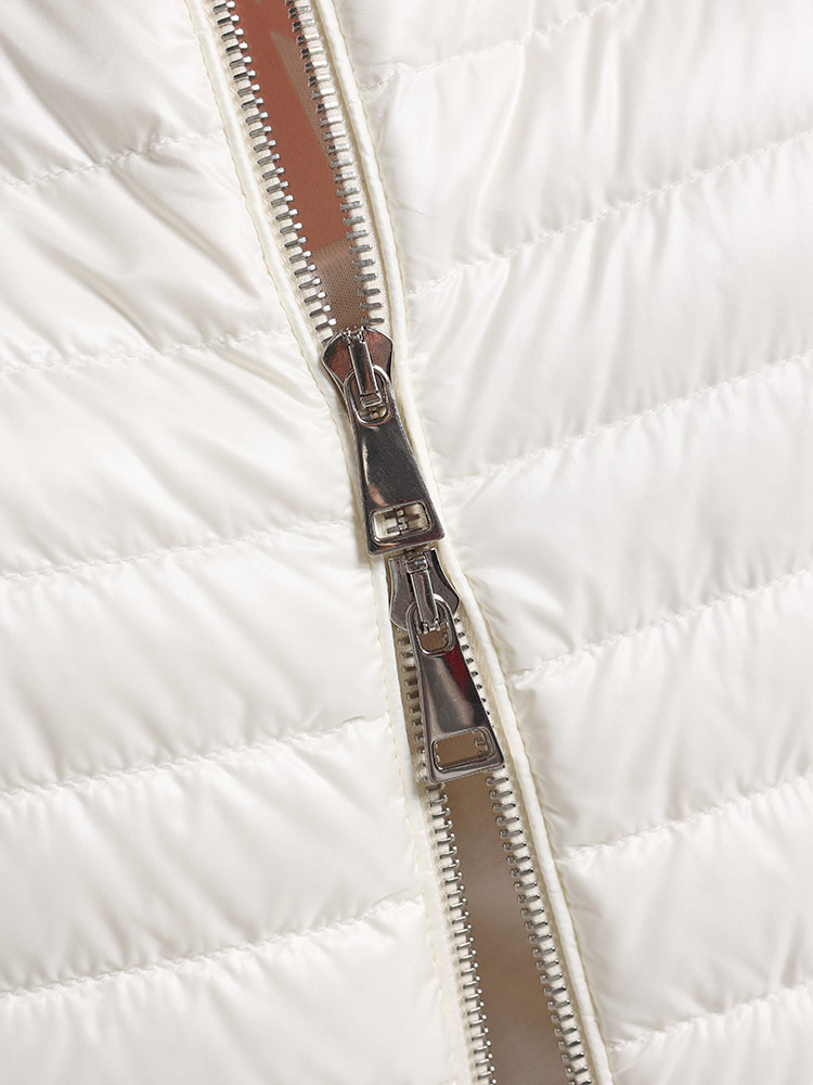 MONCLER（モンクレール） ウール スタンドカラー ニットダウン