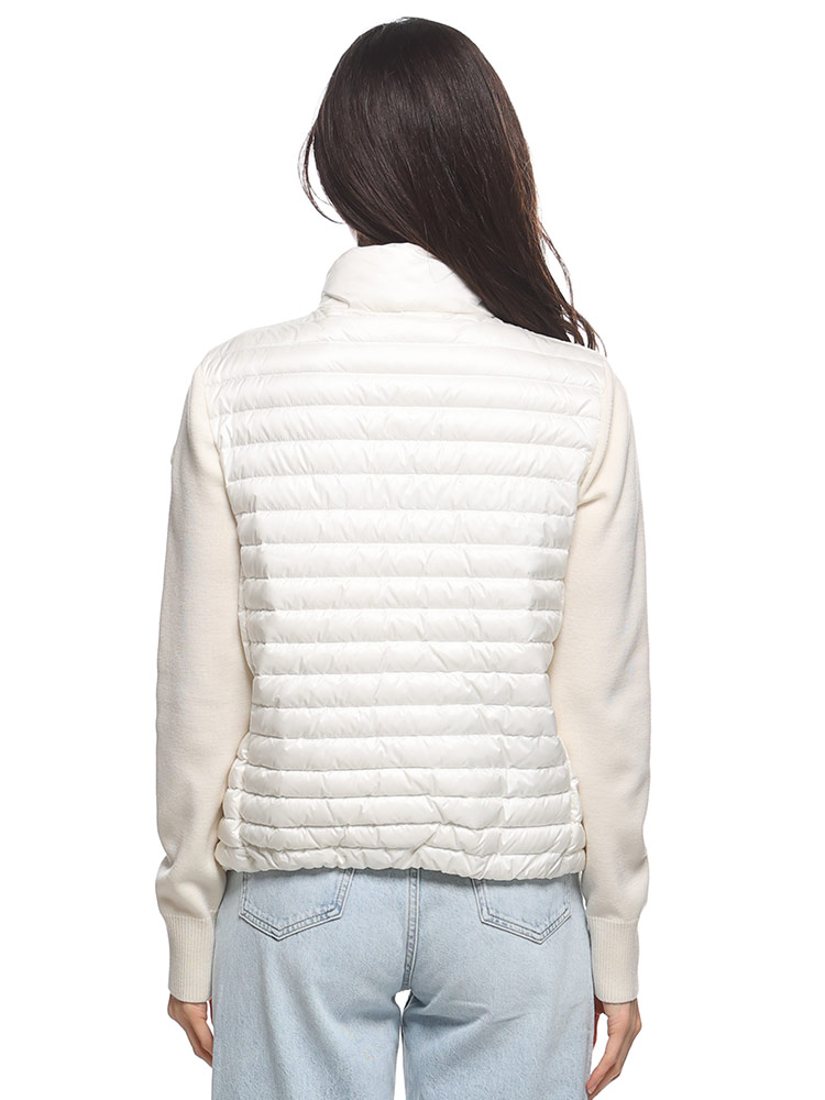 MONCLER◆カーディガン(厚手)/シミ有/XS/ウール/IVO MONCLER(モンクレール) / カーディガン(厚手)/シミ有/XS/ウール
