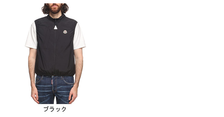 MONCLER（モンクレール） 胸元ジッパーポケット付き ロゴパッチ