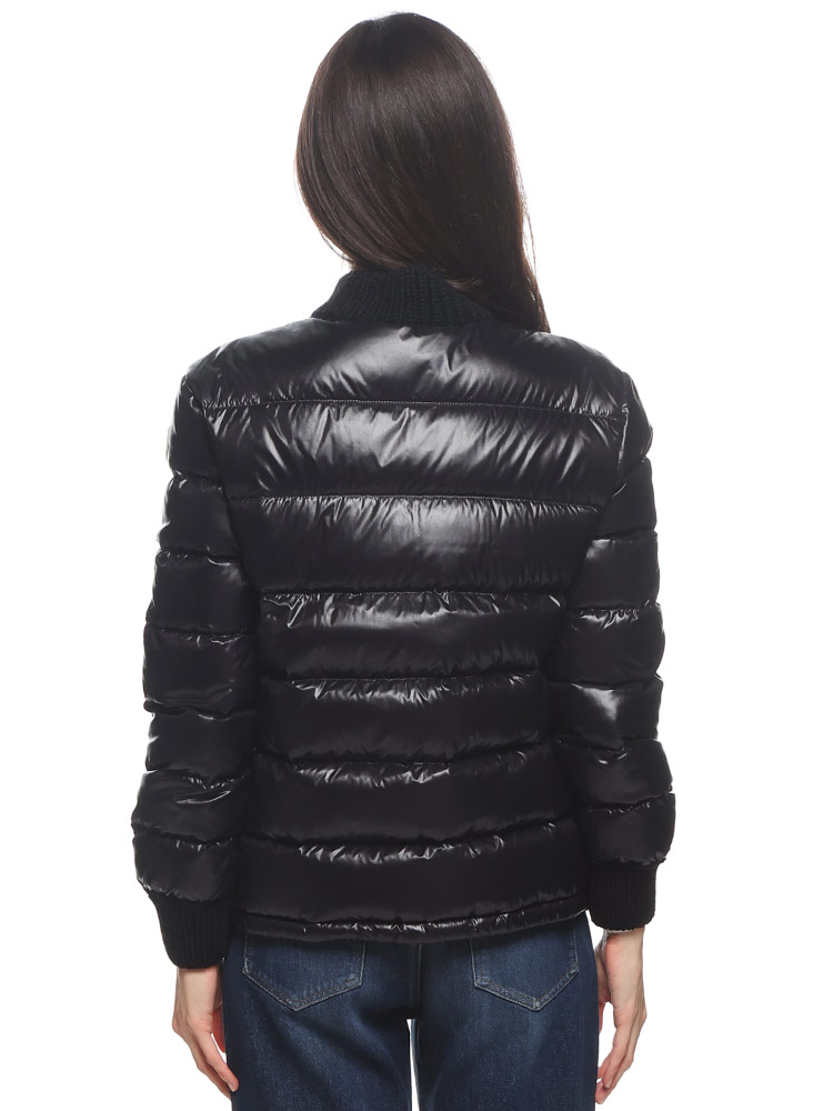 MONCLER（モンクレール） ニット部分使い スタンドカラー ショート