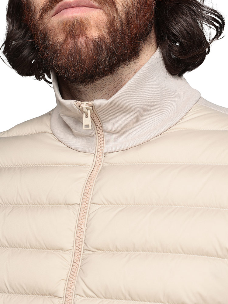 HERNO（ヘルノ） フロントダウン スウェット切替 フルジップ