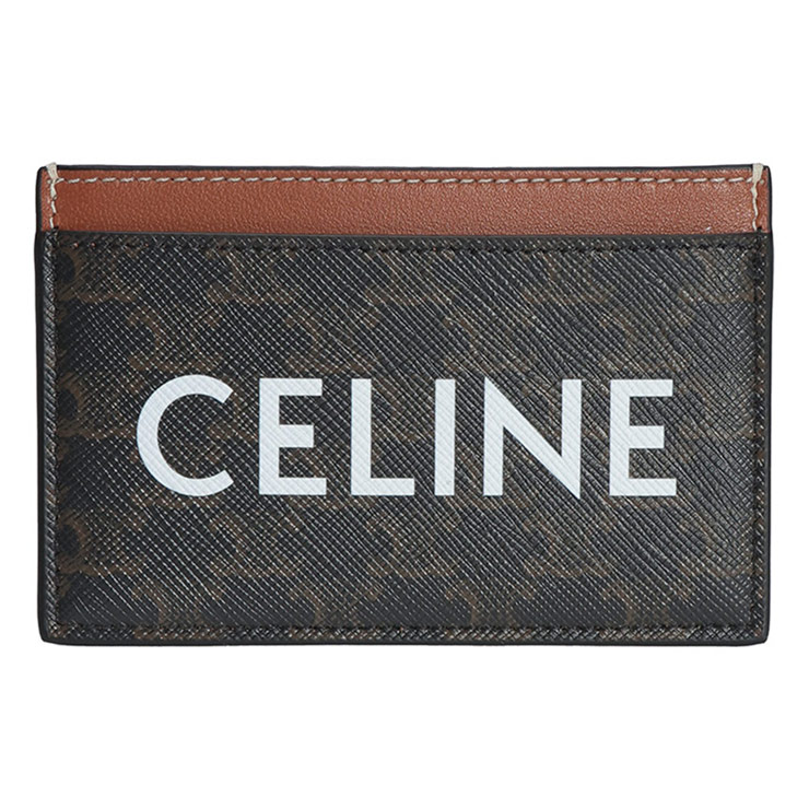 CELINE（セリーヌ） トリオンフキャンバス ロゴ カードケース 財布