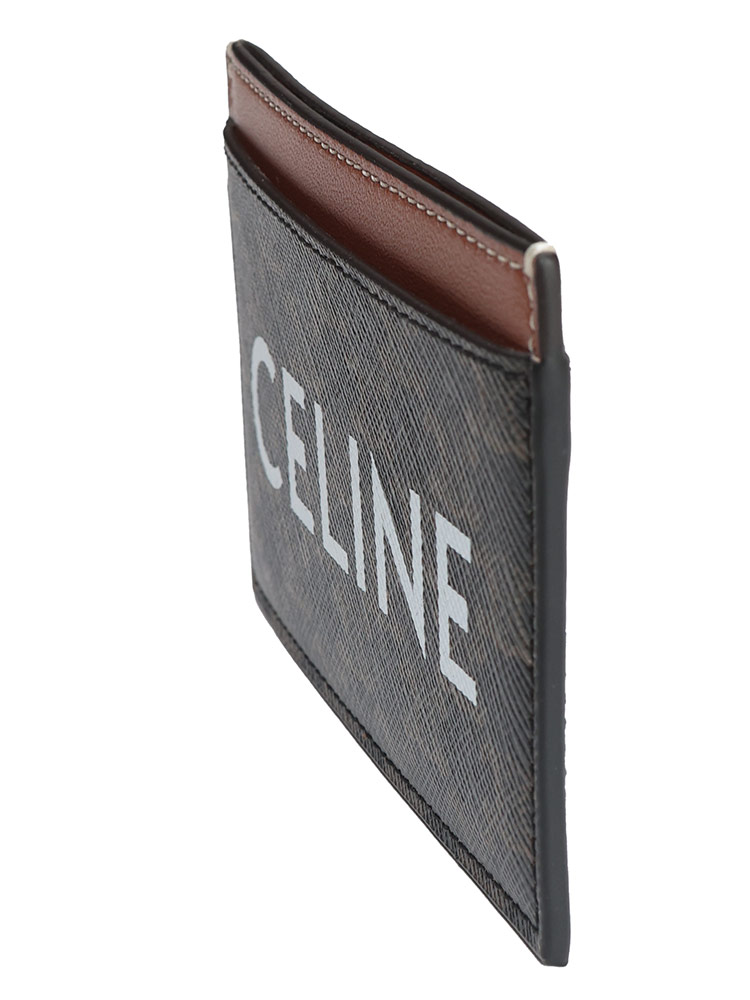 CELINE（セリーヌ） トリオンフキャンバス ロゴ カードケース 財布