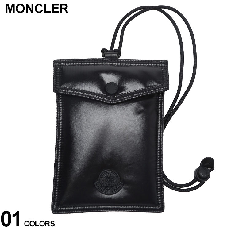 モンクレール MONCLER ネックポーチ スマホショルダー ブラック 美品