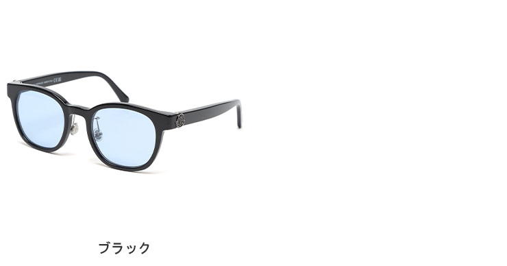 MONCLER ラウンド型サングラス ブラック MONCLER モンクレール サングラス ML0236K レディース ラウンド