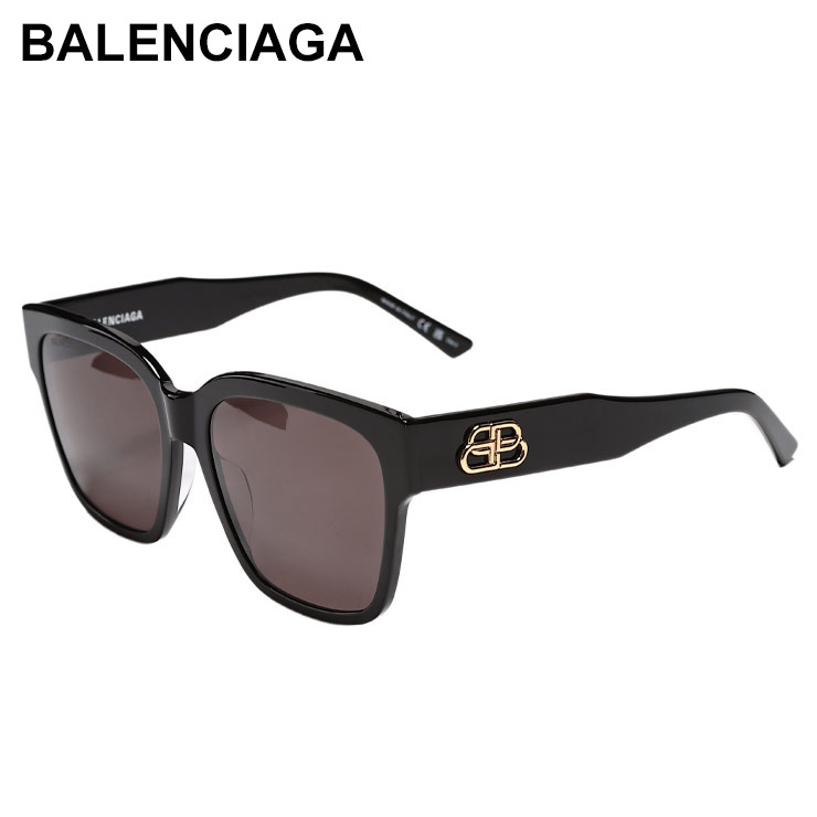 【BALENCIAGA】 ロゴプリントサングラス ブラック バレンシアガ BALENCIAGA バレンシアガ サングラス レディース ロゴ