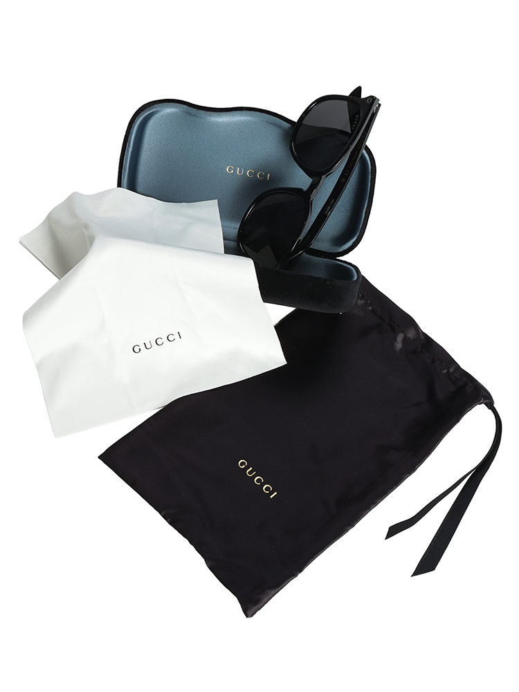 GUCCI（グッチ） メンズ サングラス ロゴ ワンポイント ウェリントン