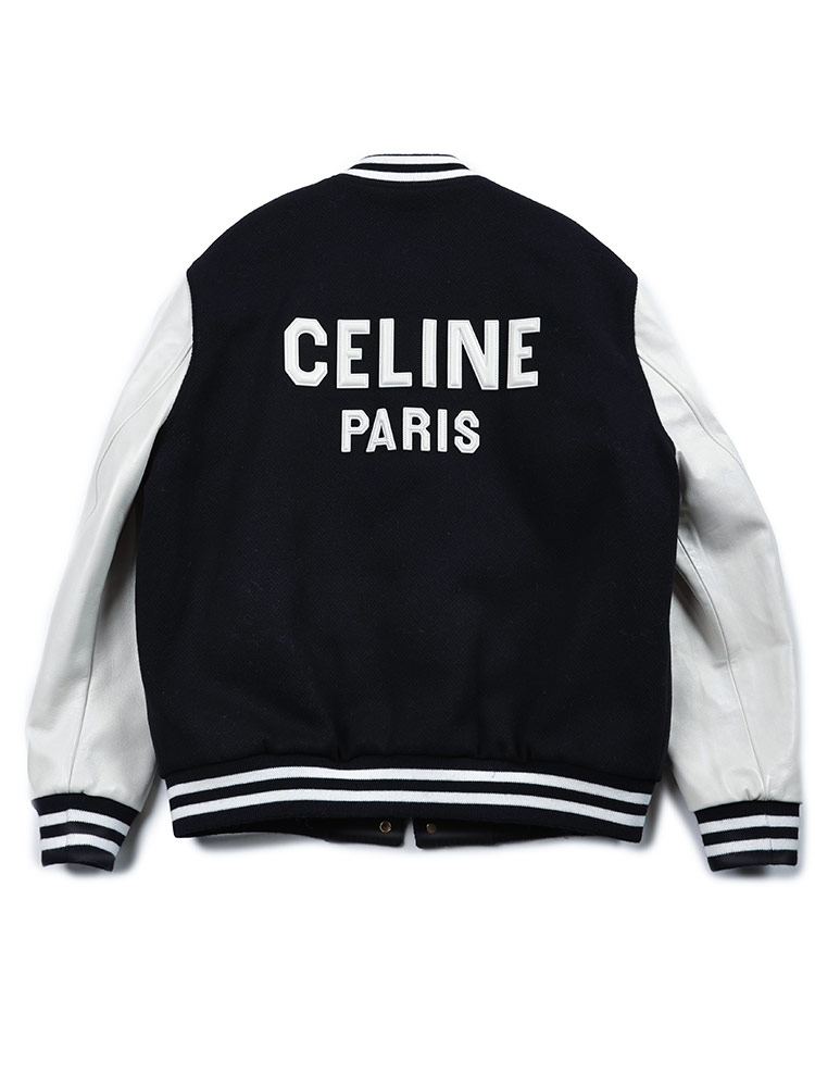 CELINE（セリーヌ） 切り替え 裏キルティング スタジアムジャンパー