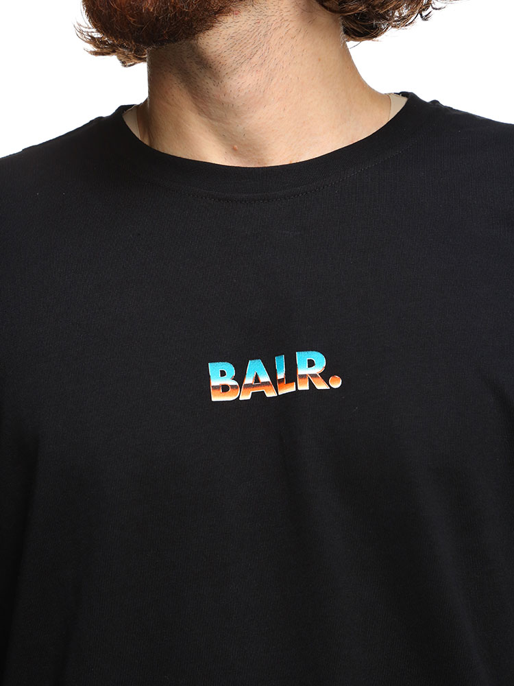 ボーラー Tシャツ メンズ 長袖 BALR. バックプリント フロント ロゴ クルーネック ブランド ロンT 大きいサイズ カットソー  BAB11111022