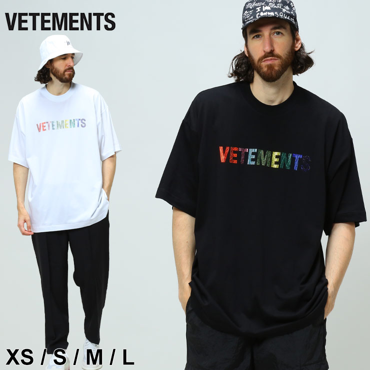 ヴェトモン Tシャツ 半袖 メンズ VETEMENTS ブランド レインボー