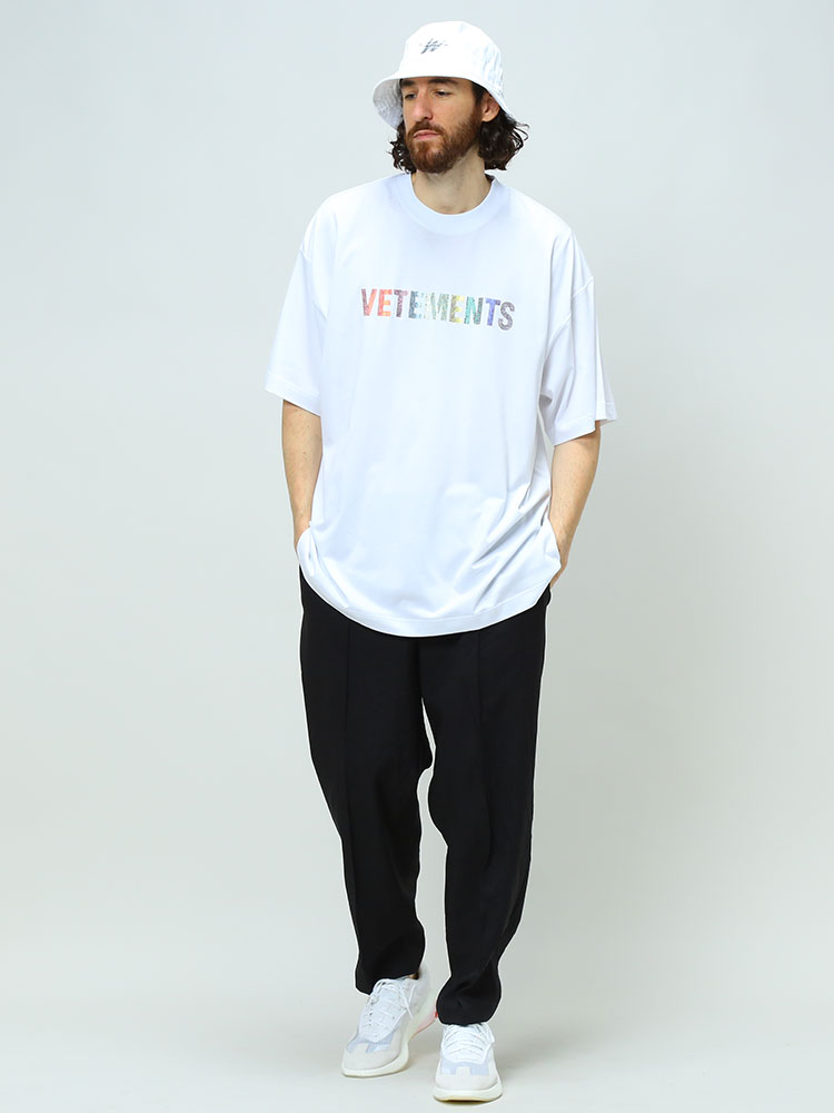 ヴェトモン Tシャツ 半袖 メンズ VETEMENTS ブランド レインボー ロゴ