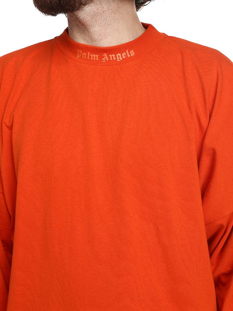 パームエンジェルス メンズ Tシャツ 長袖 Palm Angels ブランド ロンT トップス ロゴ オーバーサイズ PAAB001F22JER02