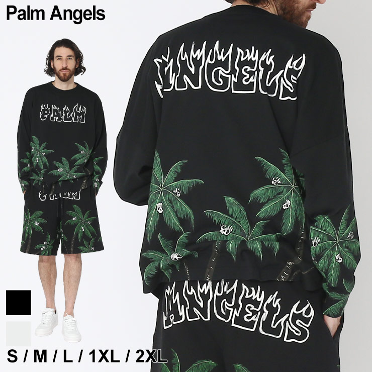 パームエンジェルス Tシャツ Palm Angels メンズ ロンT カットソー 