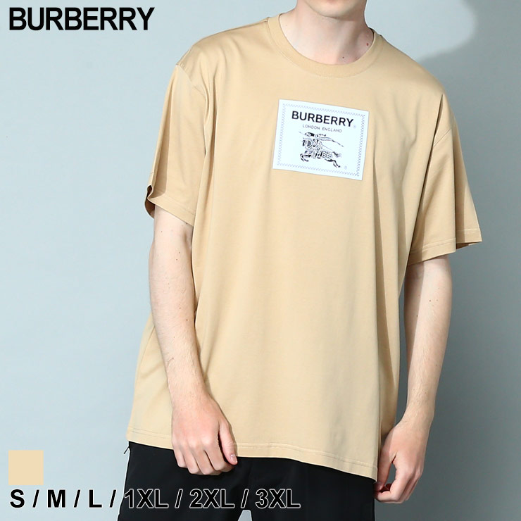 バーバリー Tシャツ メンズ BURBERRY ロゴ カットソー プローサムラベル コットン オーバーサイズ ブランド トップス BB8068500