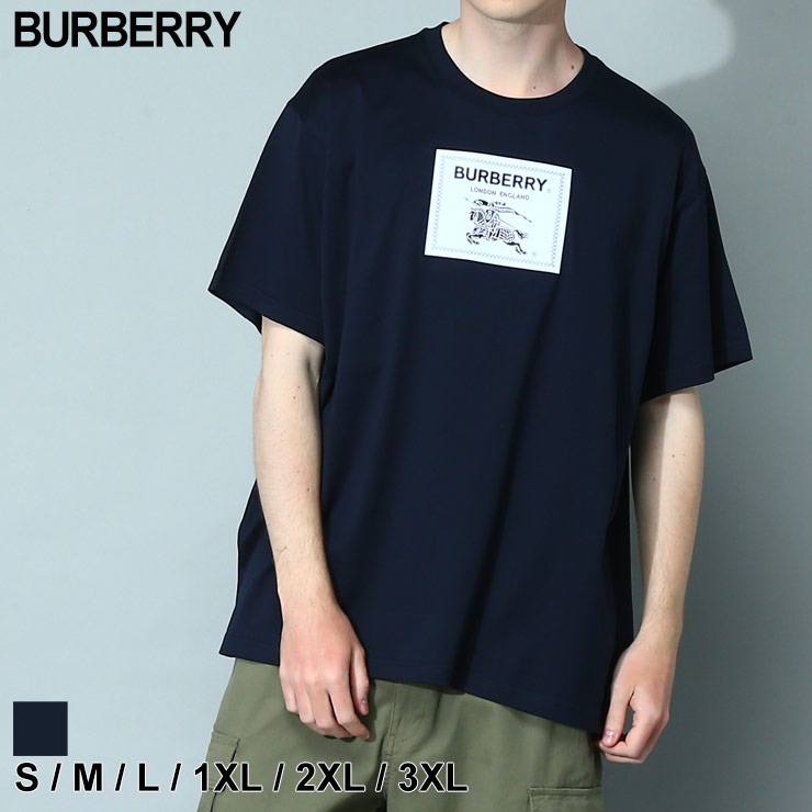 バーバリー Tシャツ メンズ BURBERRY ロゴ カットソー プローサムラベル コットン ブランド トップス 半袖 リラックスフィット  BB8068801