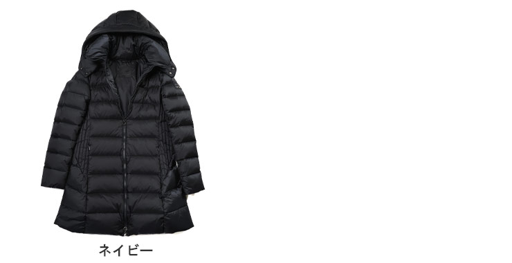 TATRAS ネイビー POLITEAMA ミドル丈ダウンコート　サイズ38 TATRAS タトラス ダウンジャケット POLITEAMA ポリテアマ ダウン