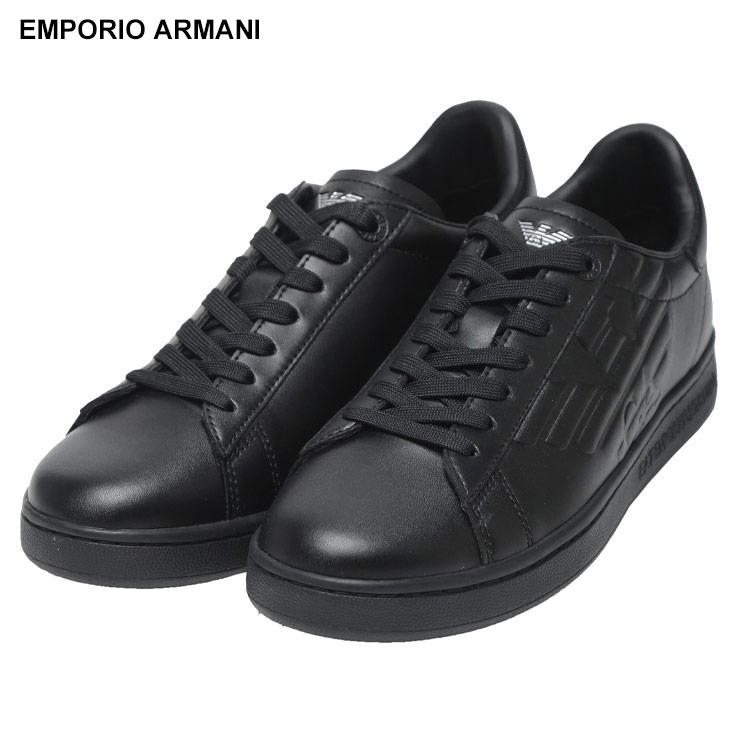 EMPORIO ARMANI エンポリオアルマーニ スムースレザー エンボスロゴ