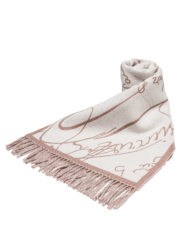 BERLUTI マフラー　スクリット　ウールジャガード　ベルルッティ BERLUTI マフラースクリットウールジャガードベルルッティ