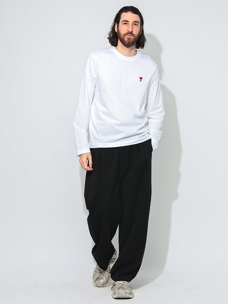 AMI Alexandre Mattiussi アミパリス AMI PARIS 長袖 Tシャツ メンズ