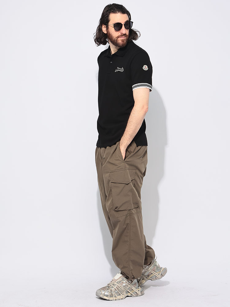 MONCLER　ポロシャツ　パープル 楽天市場】MONCLER モンクレール Logo Zip up Polo Shirts