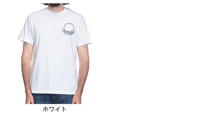 MONCLER（モンクレール） Tシャツ トップス 胸エンボスアウトライン
