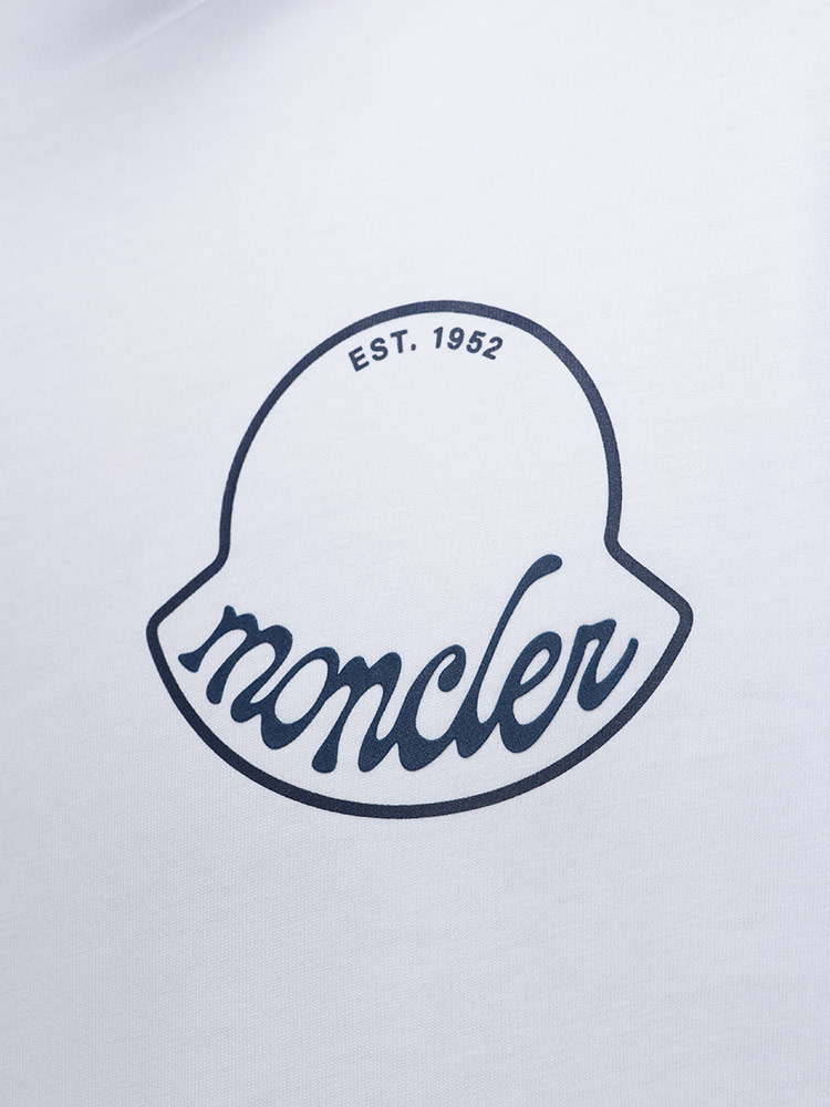 MONCLER（モンクレール） Tシャツ トップス 胸エンボスアウトライン