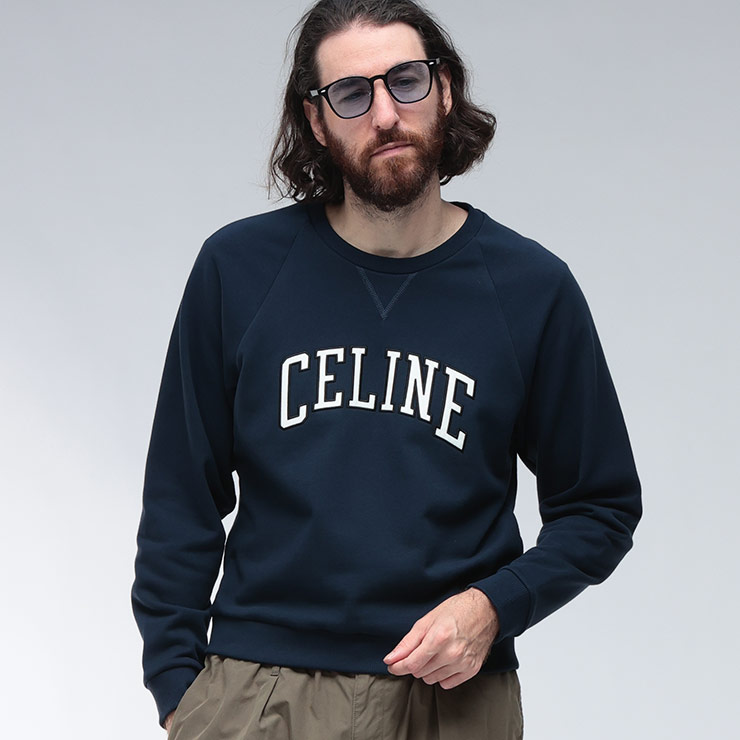 CELINE（セリーヌ） スウェット トップス コットンフリース ロゴ
