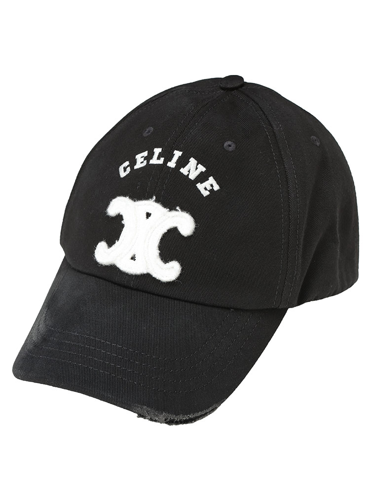 CELINE（セリーヌ） キャップ トリオンフ ロゴ刺繍 キャップ