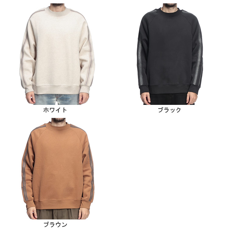 uggトレーナー UGG（アグ） トレーナー メンズ ロゴ 裏起毛 ライン使い スウェット