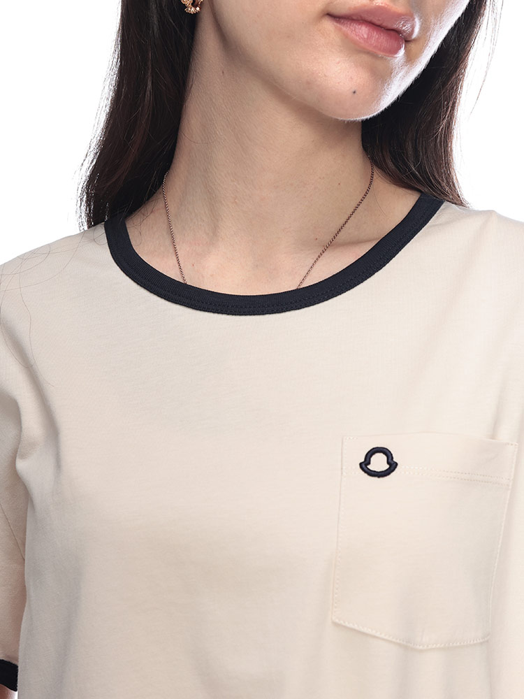 MONCLER（モンクレール） レディース Tシャツ 半袖 ロゴ ワンポイント