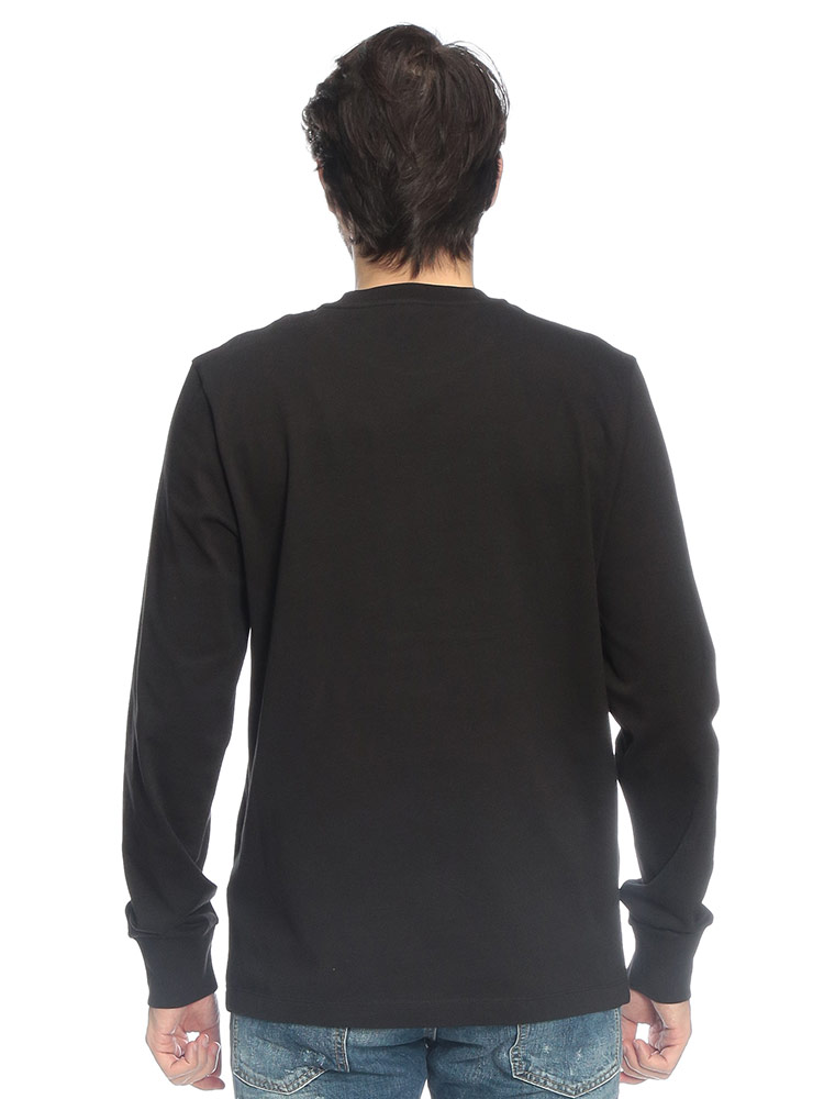 MONCLER（モンクレール） メンズ Tシャツ 長袖 ロゴ＆ワッペン クルー