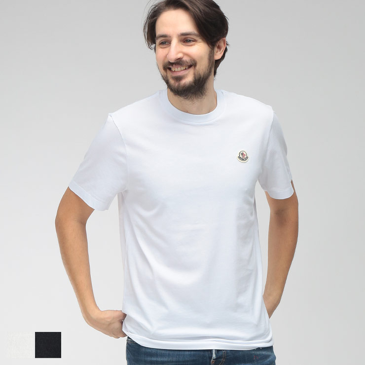 MONCLER（モンクレール） メンズ Tシャツ 半袖 ワンポイント クルー