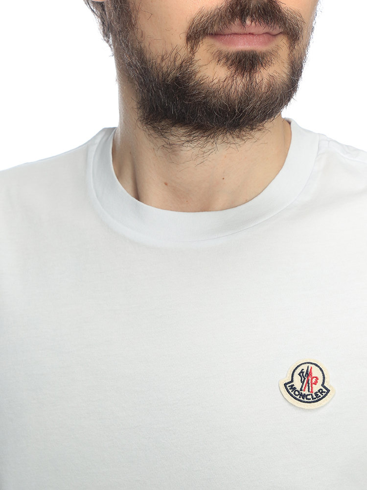 MONCLER（モンクレール） メンズ Tシャツ 半袖 ワンポイント クルー