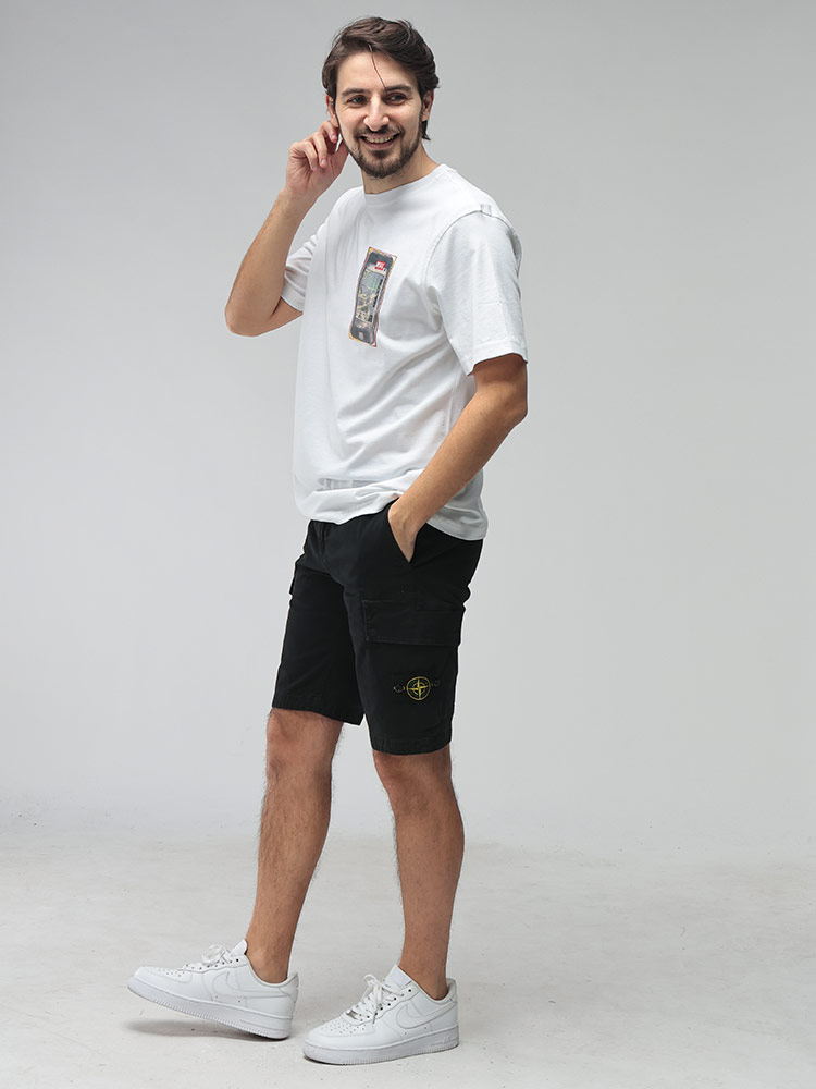 STONE ISLAND（ストーン アイランド） メンズ ショートパンツ ロゴ