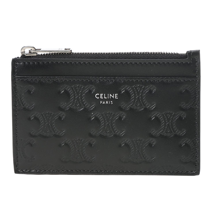 CELINE セリーヌ トリオンフ フラグメントケース ケース カードケース ブラック 10F993FQD CELINE（セリーヌ） メンズ カードケース CEL10F993FQDトリオンフ