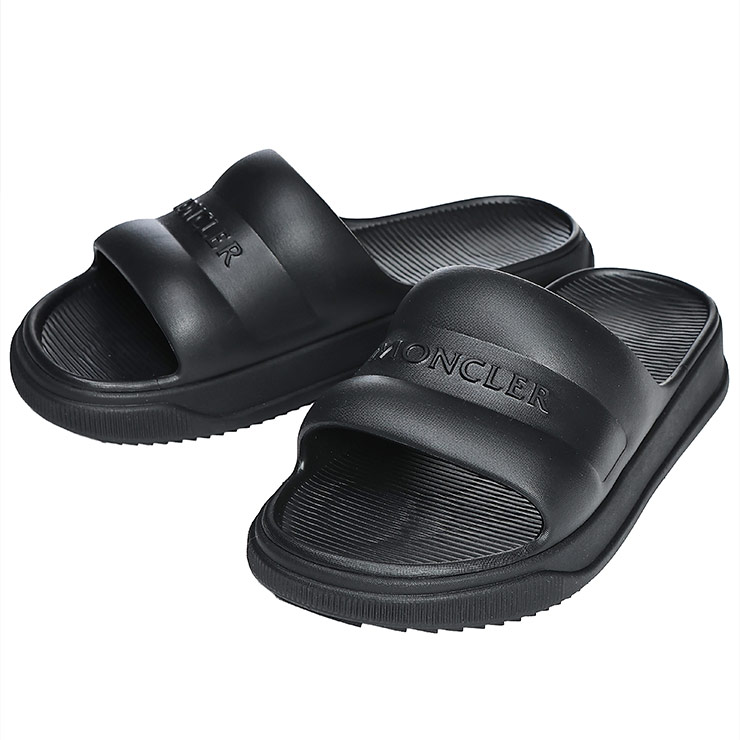 MONCLER（モンクレール） レディース サンダル ロゴ スライド シャワー