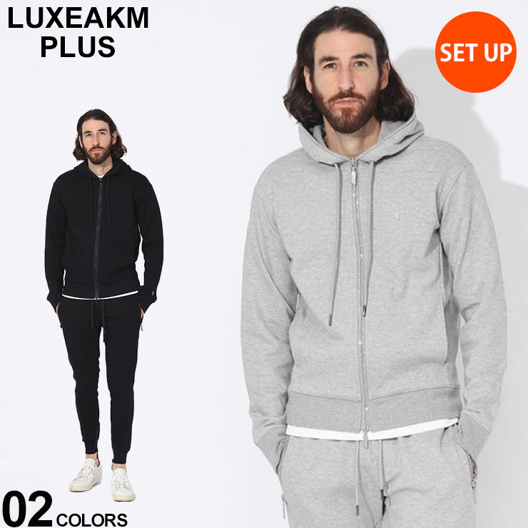新品XLサイズ セットアップ 総柄ロゴ 上下セット リュクスエイケイエムプラス LUXEAKMPLUS×roar リュクスエイケイエムプラス ロアー コラボ