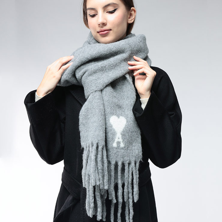 AMI Alexandre Mattiussi アミパリス マフラー レディース AMI PARIS