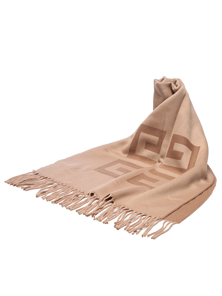 ★GIVENCHY ベージュ マフラー ジバンシィ GIVENCHY 【GIVENCHY / ジバンシー】ブランドロゴ マフラー