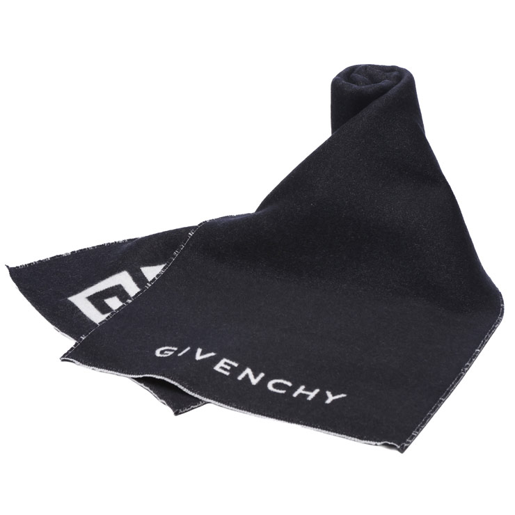 新品 GIVENCHY ジバンシー 高級 マフラー 4G ロゴ グレー イタリア 新品 GIVENCHY ジバンシー 高級 マフラー 4G ロゴ グレー イタリア