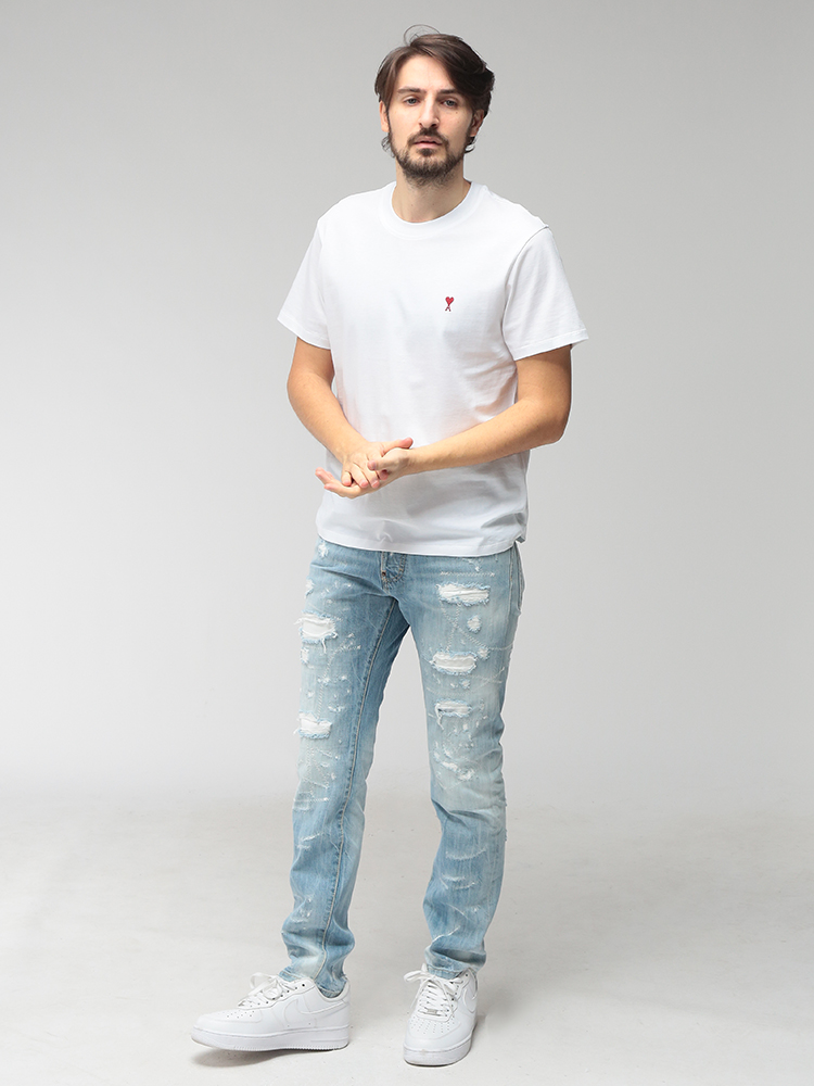 AMI Alexandre Mattiussi アミパリス メンズ Tシャツ 半袖 AMI PARIS