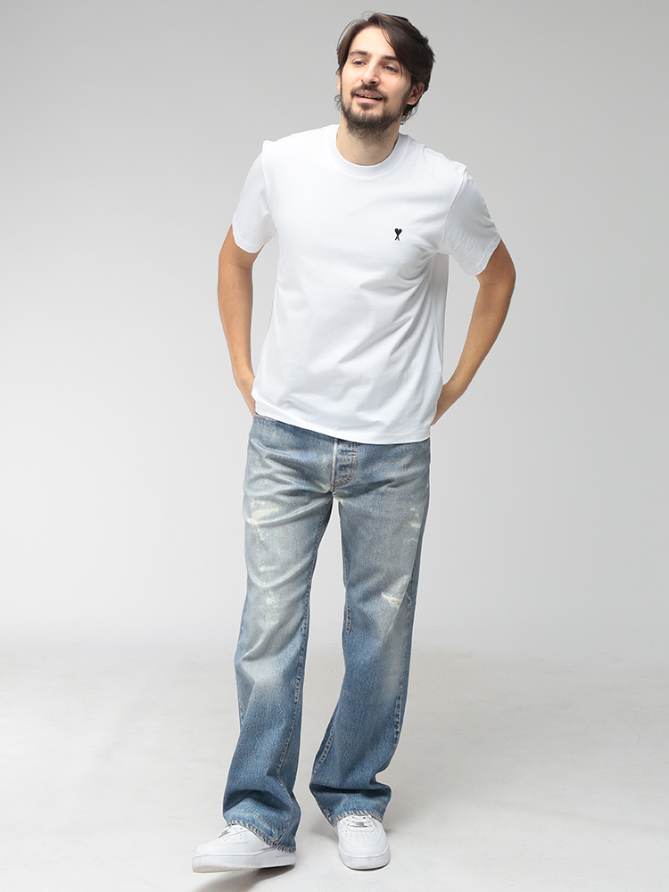 AMI Alexandre Mattiussi アミパリス メンズ Tシャツ 半袖 AMI PARIS