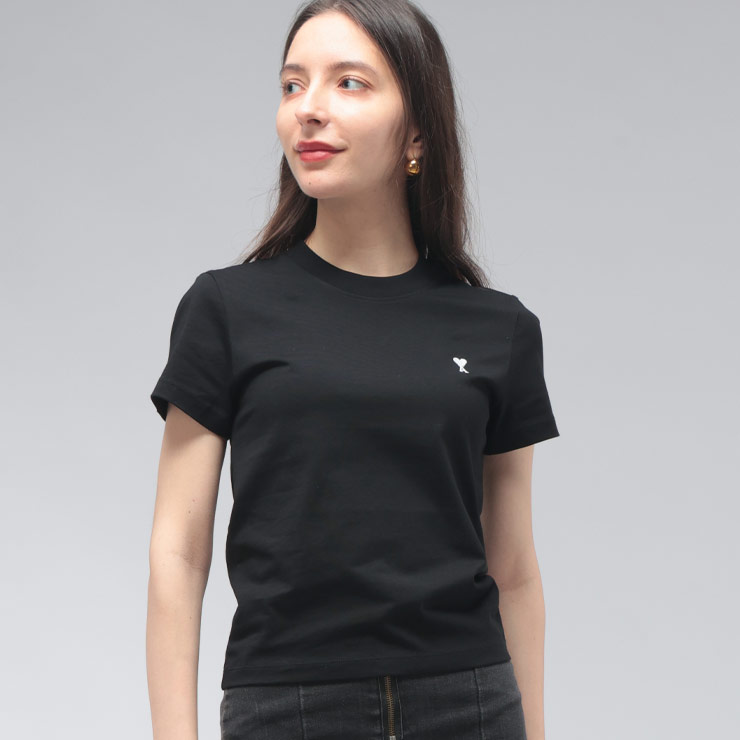 新品アミパリス(AmiParis)　半袖Tシャツ　Sサイズ　黒 楽天市場】ami paris アミパリス 半袖 Tシャツ UTS024.726 メンズ