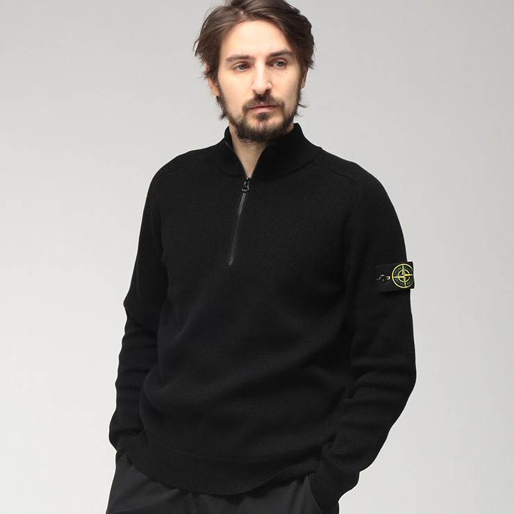 STONE ISLAND（ストーン アイランド） メンズ ニット 長袖 リブ