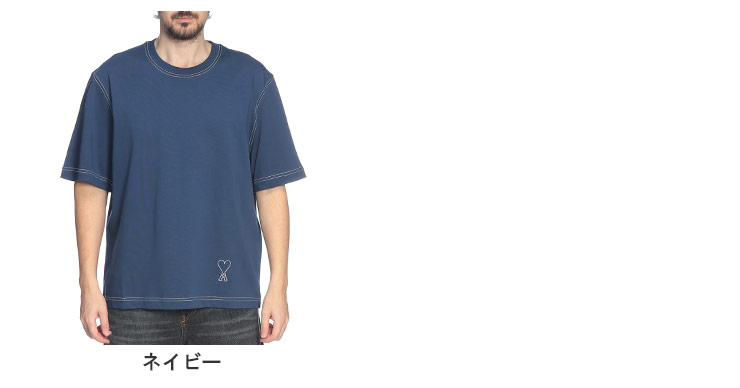 AMI Alexandre Mattiussi アミパリス AMI PARIS メンズ Tシャツ 半袖