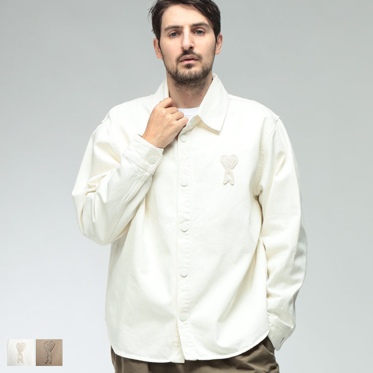 AMI Alexandre Mattiussi アミパリス メンズ シャツ 長袖 AMI PARIS