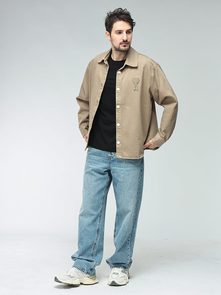 AMI Alexandre Mattiussi アミパリス メンズ シャツ 長袖 AMI PARIS